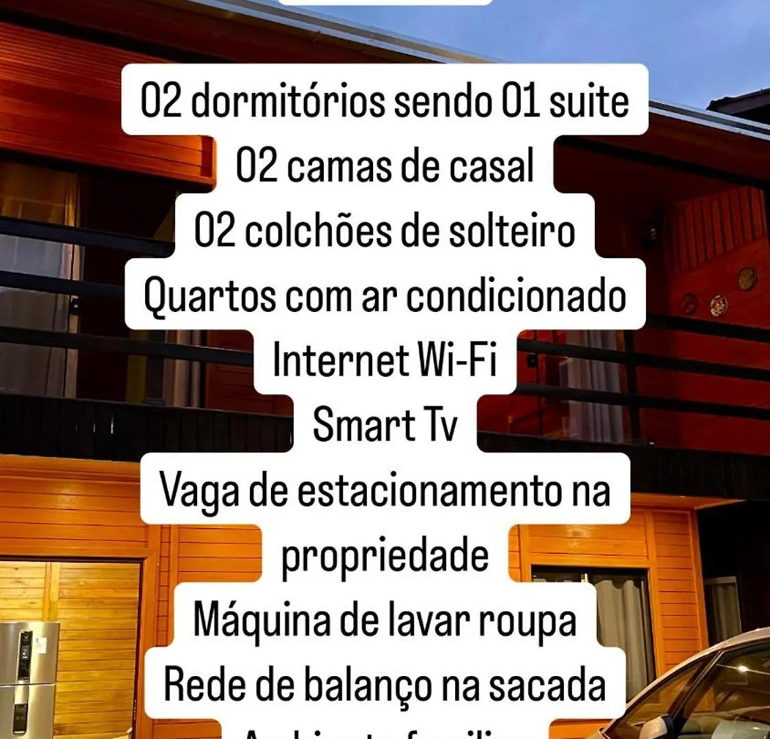 Recanto Praia Das Vieiras Porto Belo Dağ evi